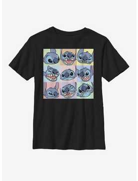 Disney Lilo And Stitch Grid Stitch Youth T-Shirt, , hi-res