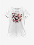 Disney Mickey Mouse Sensational Holiday Youth Girls T-Shirt, WHITE, hi-res