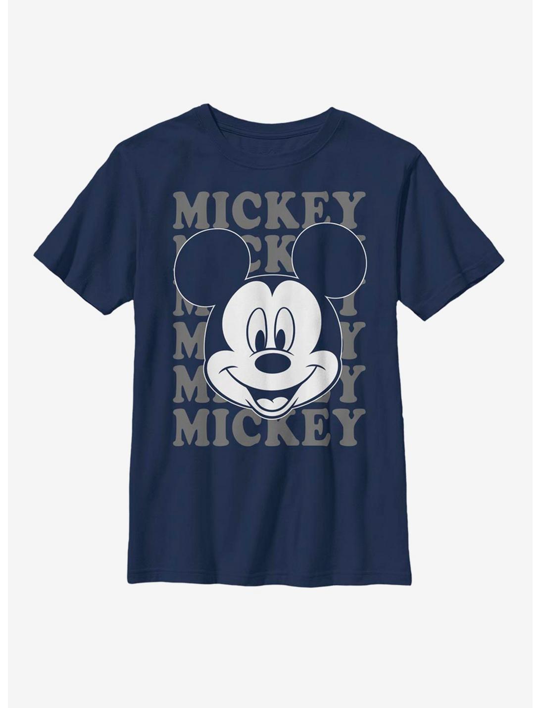 Disney Mickey Mouse All Name Youth T-Shirt, NAVY, hi-res