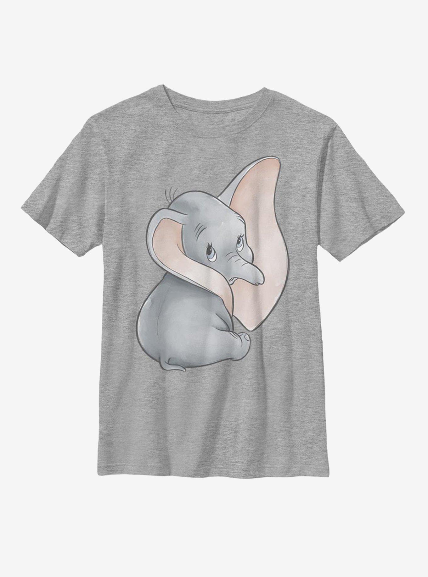 Disney Dumbo A Little Shy Youth T-Shirt, ATH HTR, hi-res