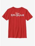Disney Lilo And Stitch Classic Logo Youth T-Shirt, RED, hi-res