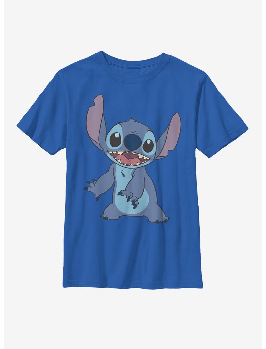 Disney Lilo And Stitch Classic Stitch Youth T-Shirt, ROYAL, hi-res