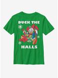 Disney Mickey Mouse Holiday Duck Youth T-Shirt, KELLY, hi-res
