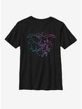 Disney Dumbo Stay Fly Constellation Youth T-Shirt, BLACK, hi-res