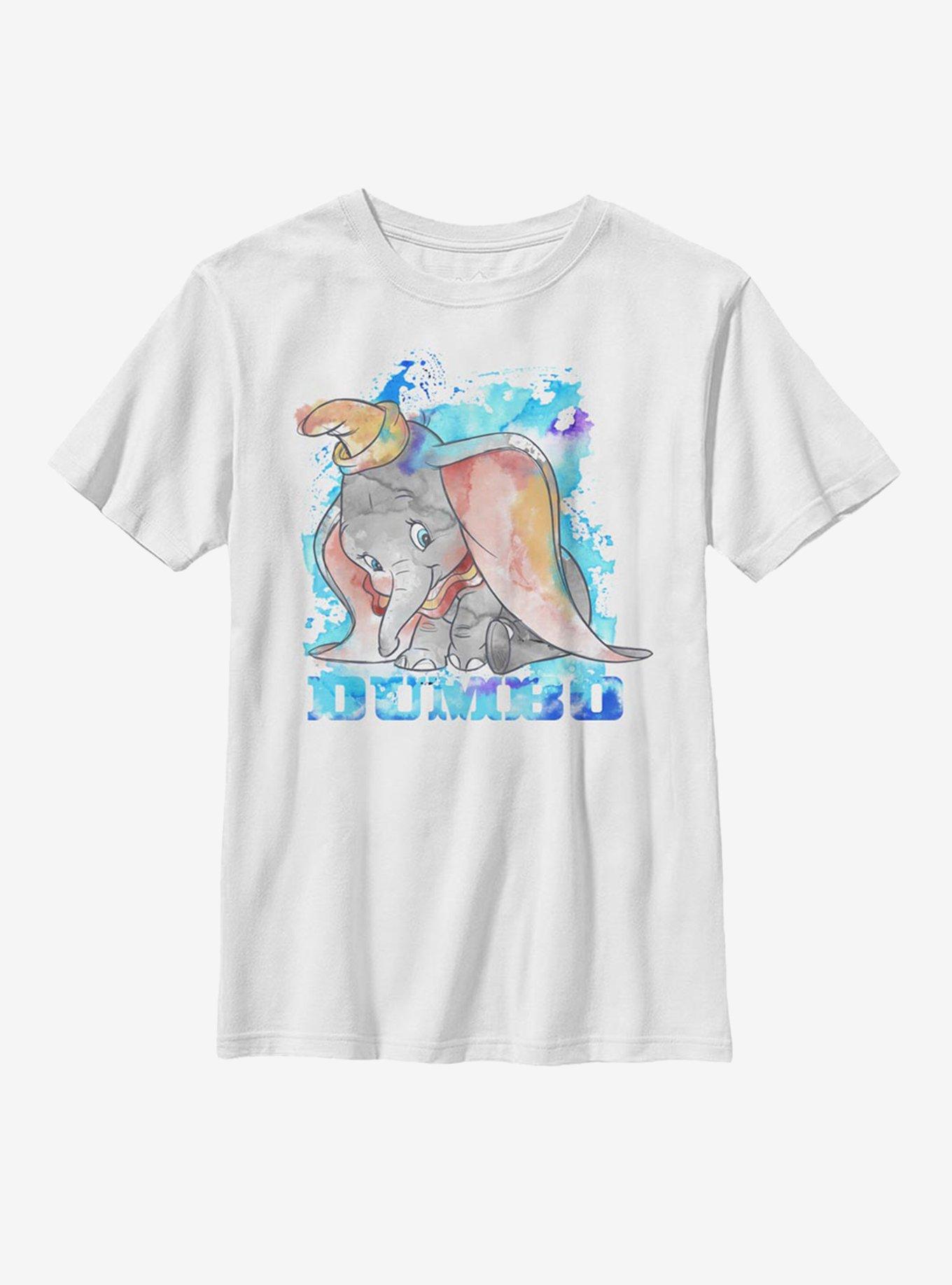 Disney Dumbo Watercolor Dumbo Youth T-Shirt, , hi-res