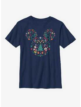 Disney Mickey Mouse Icon Ear Fill Youth T-Shirt, , hi-res