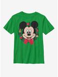 Disney Mickey Mouse Big Mickey Holiday Youth T-Shirt, KELLY, hi-res