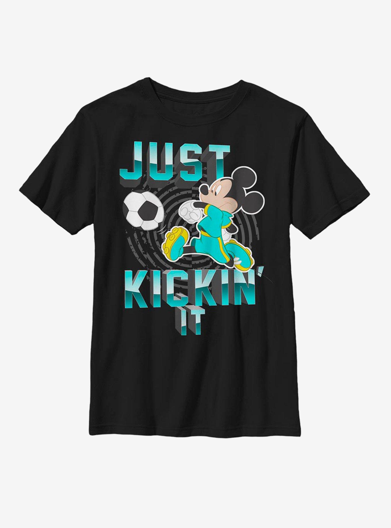 Disney Mickey Mouse Kickin' It Youth T-Shirt, , hi-res