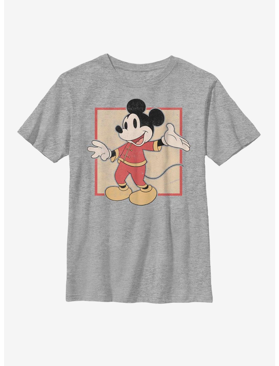 Disney Mickey Mouse Chinese Mickey Youth T-Shirt, ATH HTR, hi-res