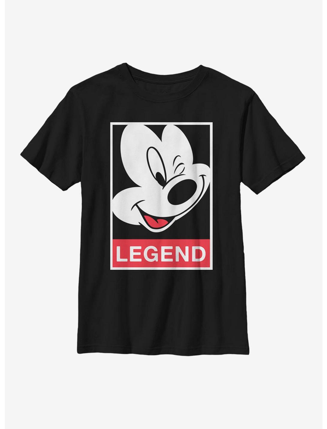 Disney Mickey Mouse Legend Youth T-Shirt, BLACK, hi-res