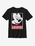 Disney Mickey Mouse Legend Youth T-Shirt, BLACK, hi-res