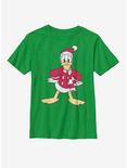 Disney Donald Duck Santa Hat Youth T-Shirt, KELLY, hi-res