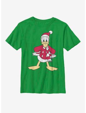 Disney Donald Duck Santa Hat Youth T-Shirt, , hi-res