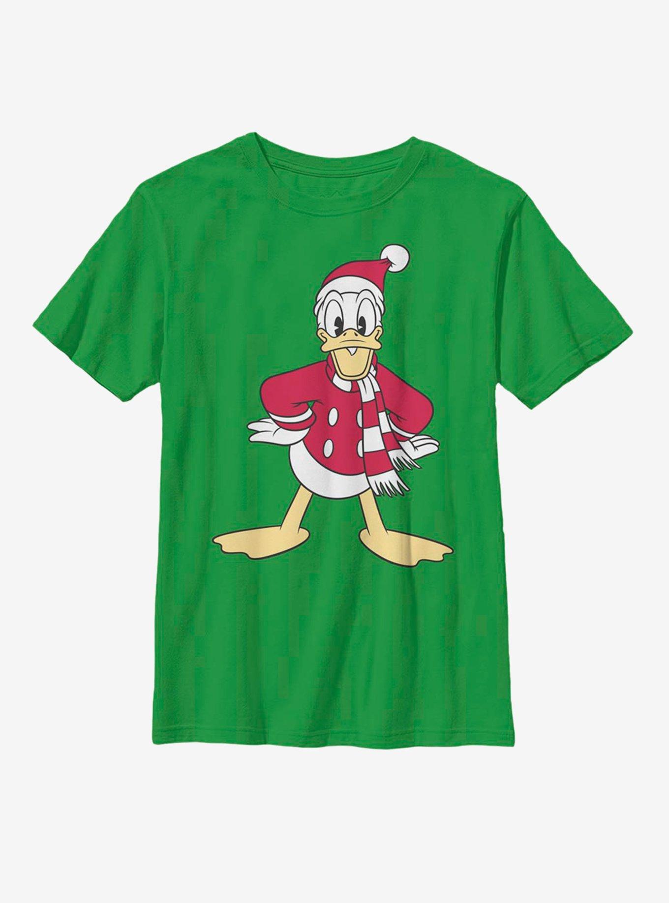 Disney Donald Duck Santa Hat Youth T-Shirt, , hi-res