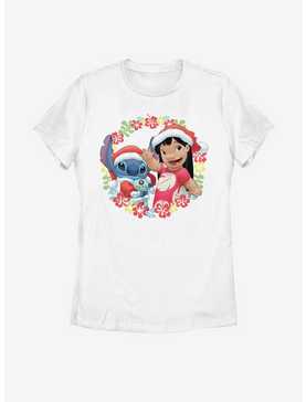 Disney Lilo And Stitch Holiday Ohana Womens T-Shirt, , hi-res