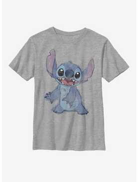 Disney Lilo And Stitch Sketched Stitch Youth T-Shirt, , hi-res