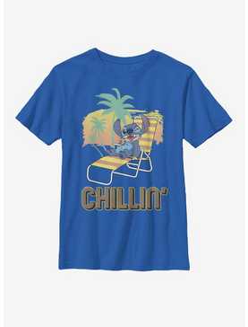 Disney Lilo And Stitch Chillin' Stitch Youth T-Shirt, , hi-res