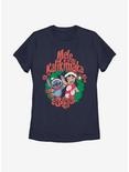 Disney Lilo And Stitch Mele Kalikimaka Stitch Womens T-Shirt, NAVY, hi-res