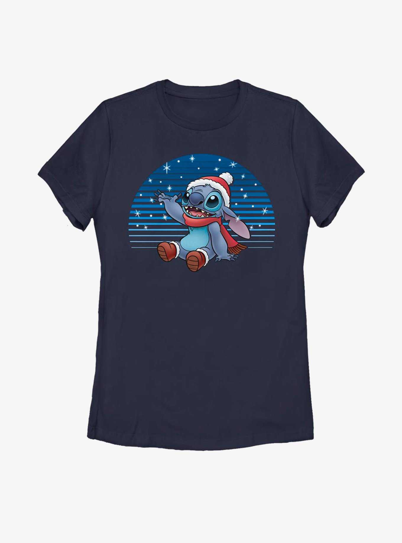 Disney Lilo And Stitch Snowing Stitch Womens T-Shirt, , hi-res