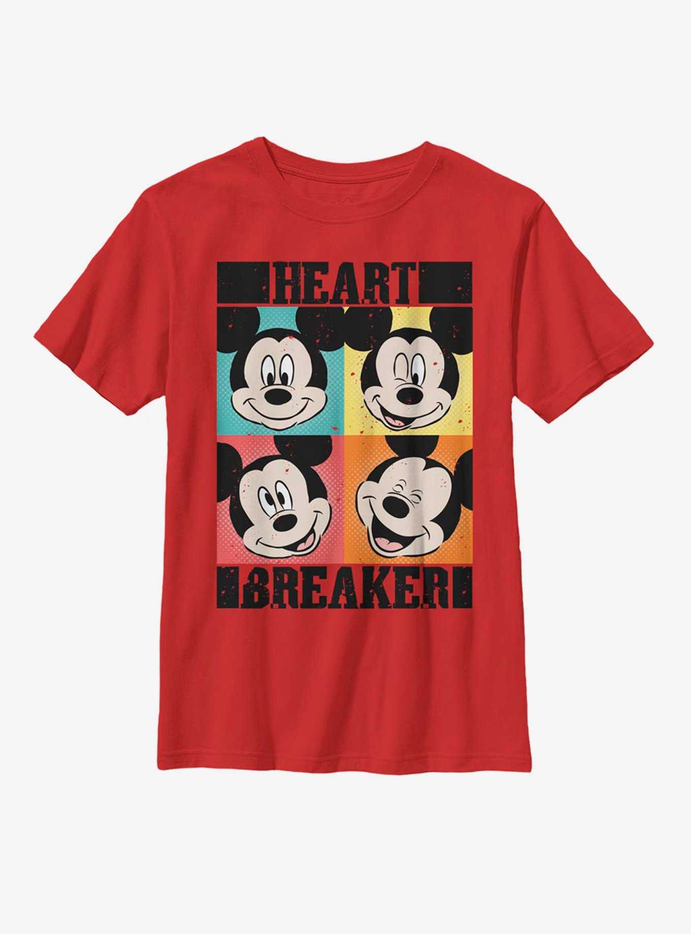 Disney Mickey Mouse Heart Youth T-Shirt, , hi-res