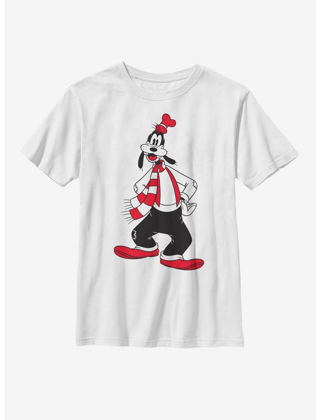 Disney Goofy Winter Fill Youth T-Shirt, WHITE, hi-res