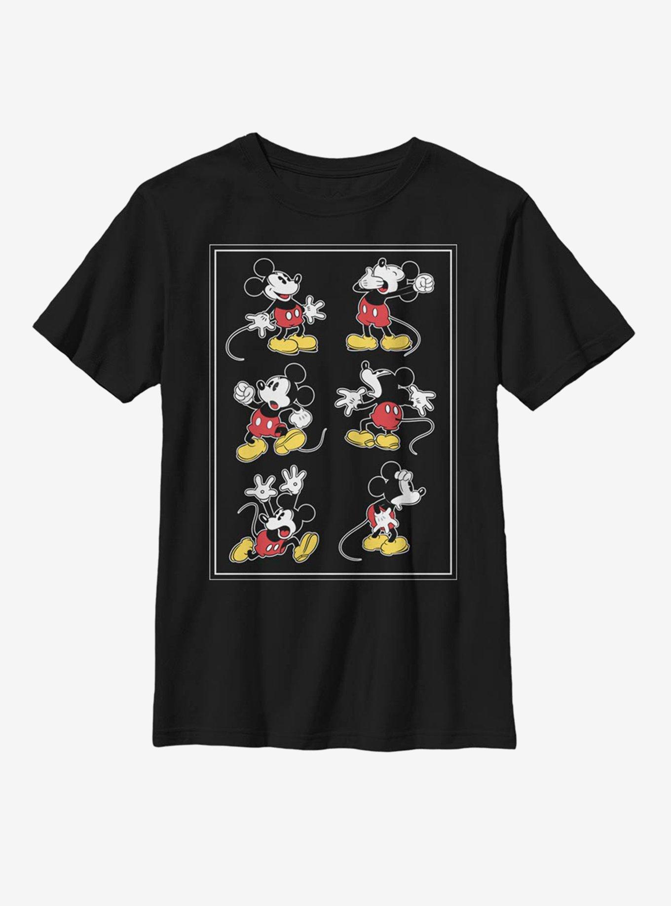Disney Mickey Mouse Looks Youth T-Shirt, BLACK, hi-res