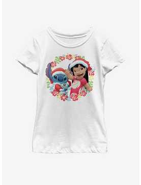 Disney Lilo And Stitch Holiday Ohana Youth Girls T-Shirt, , hi-res