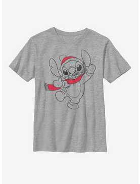 Disney Lilo And Stitch Holiday Youth T-Shirt, , hi-res