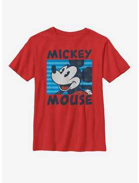 Disney Mickey Mouse Stripes Youth T-Shirt, , hi-res