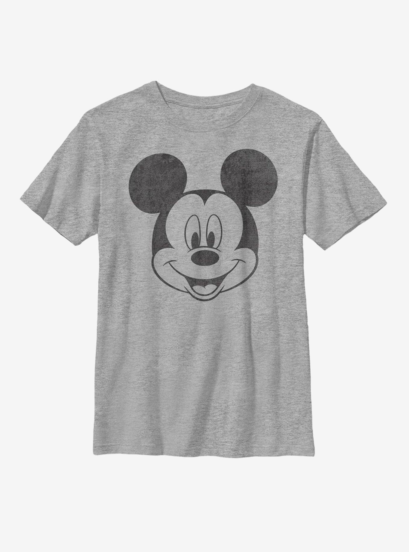 Disney Mickey Mouse Face Youth T-Shirt, , hi-res
