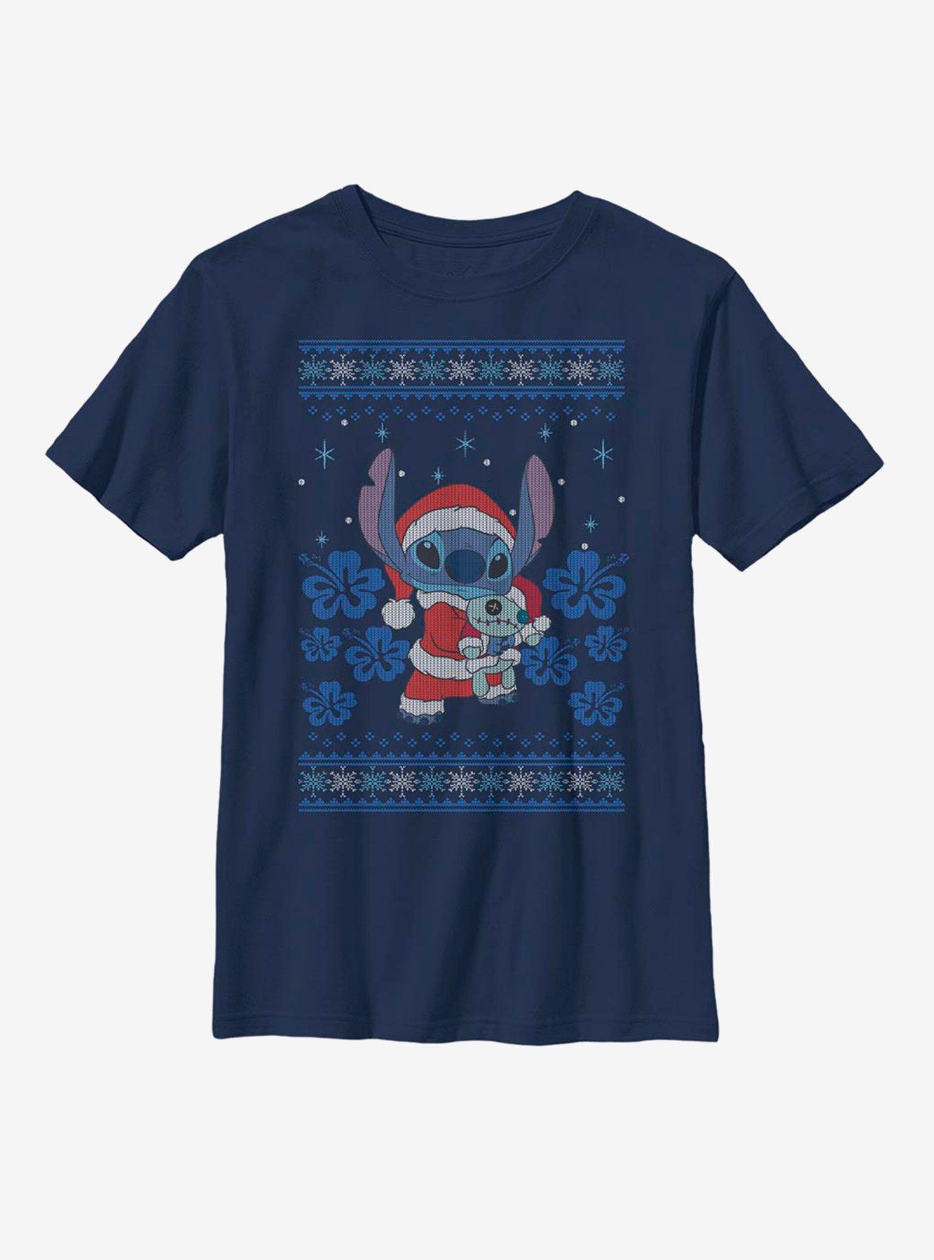 Disney Lilo And Stitch Holiday Stitch Youth T-Shirt