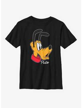 Disney Mickey Mouse Pluto Big Face Youth T-Shirt, , hi-res