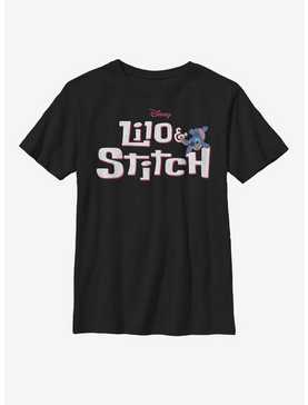 Disney Lilo And Stitch Title Script Youth T-Shirt, , hi-res