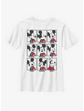 Disney Mickey Mouse Mood Youth T-Shirt, , hi-res