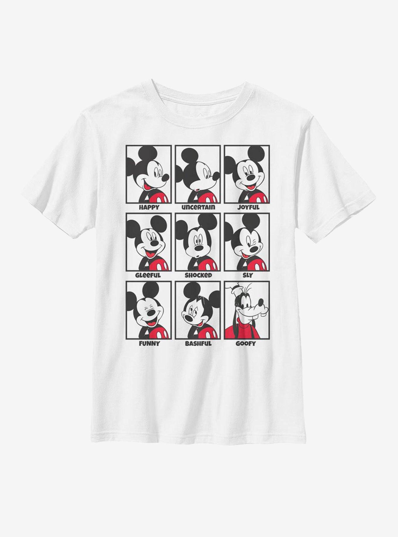 Disney Mickey Mouse Mood Youth T-Shirt, , hi-res
