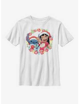 Disney Lilo And Stitch Holiday Ohana Youth T-Shirt, , hi-res