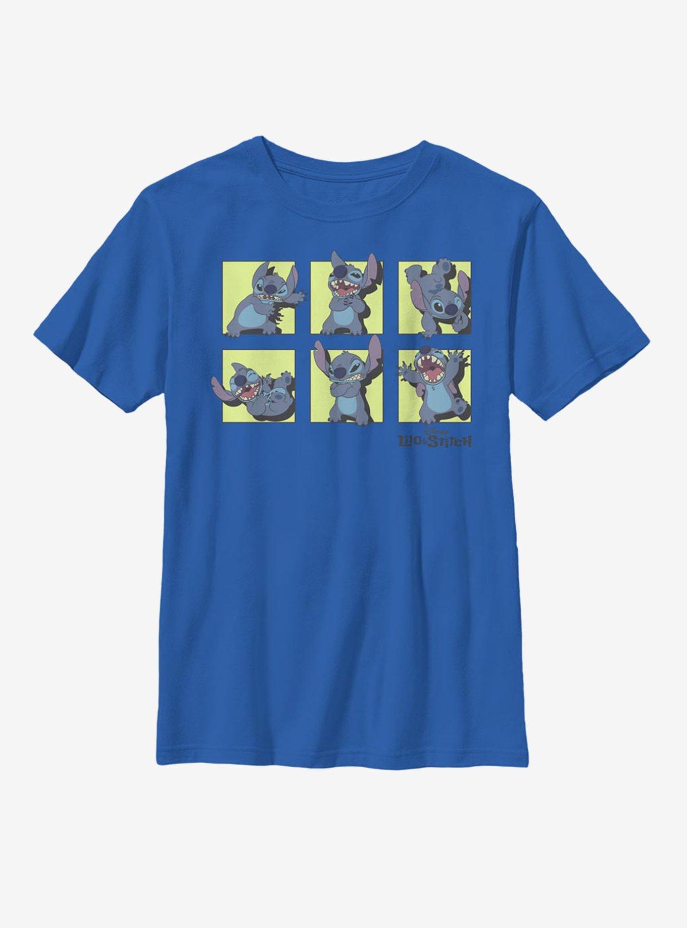 Disney Lilo And Stitch Poses Of Stitch Youth T-Shirt