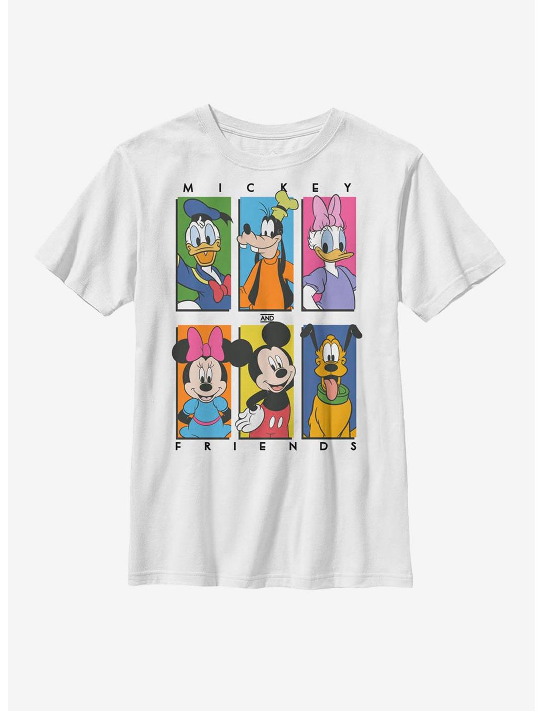 Disney Mickey Mouse Sensational Six Youth T-Shirt, WHITE, hi-res
