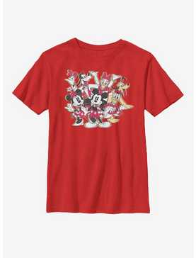 Disney Mickey Mouse Sensational Holiday Youth T-Shirt, , hi-res