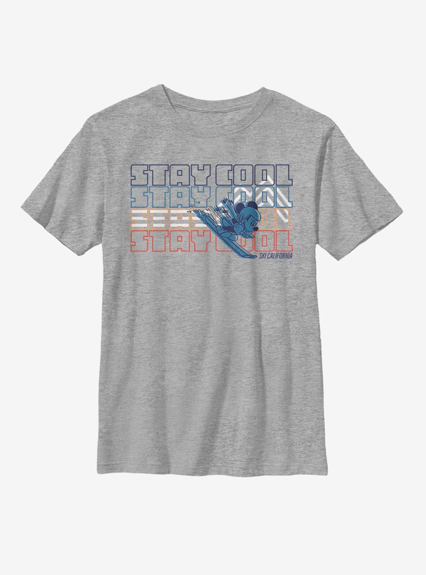 Disney Mickey Mouse Ski Mickey Youth T-Shirt, , hi-res