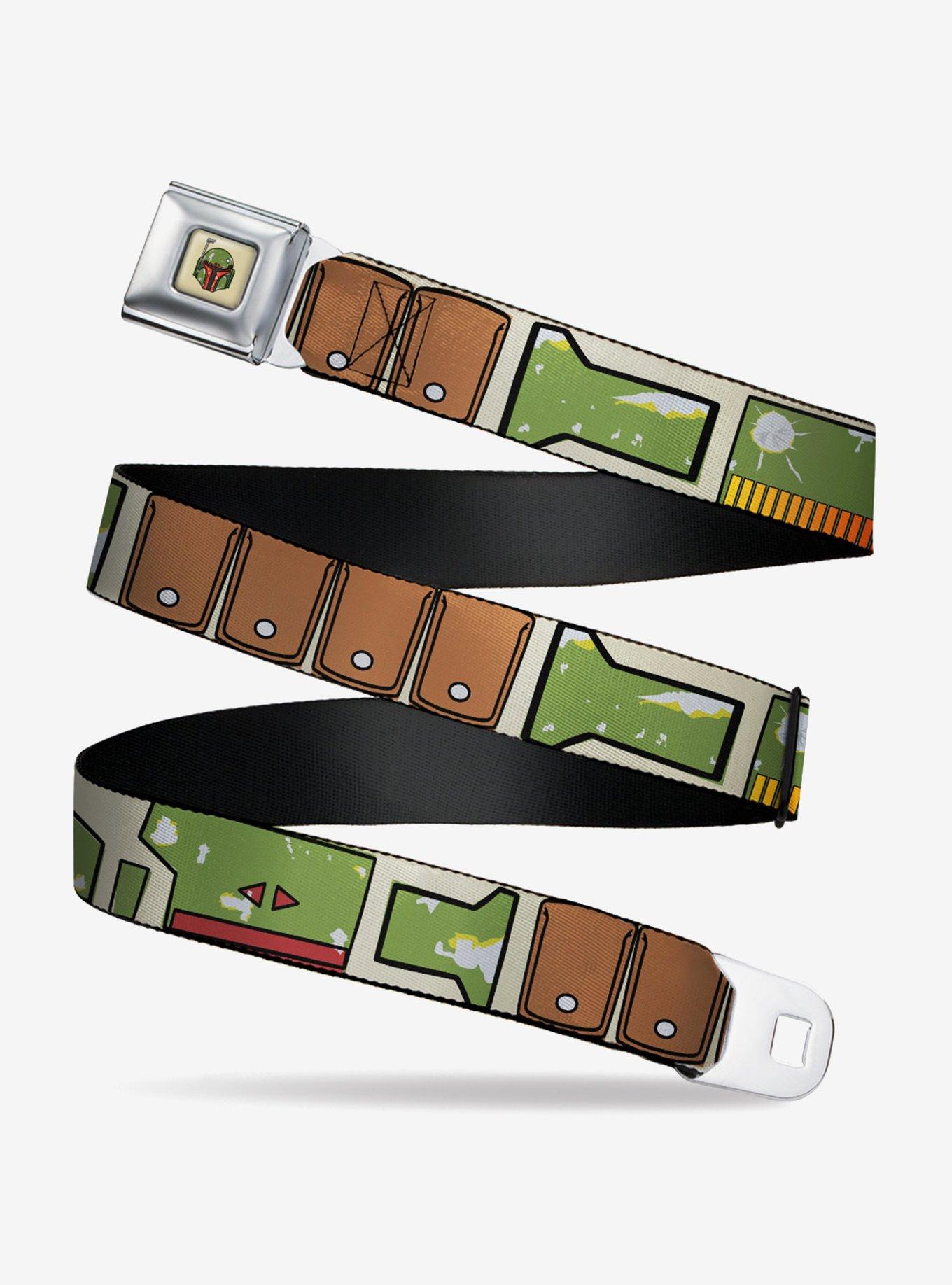 Buckle-Down Star Wars Boba Fett Utility Seatbelt Belt, , hi-res