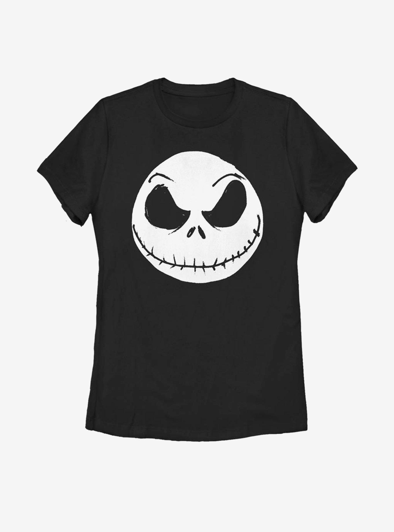 Disney The Nightmare Before Christmas Big Face Jack Womens T-Shirt, , hi-res