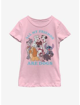 Disney Dogs All My Friends Are Dogs Youth Girls T-Shirt, , hi-res