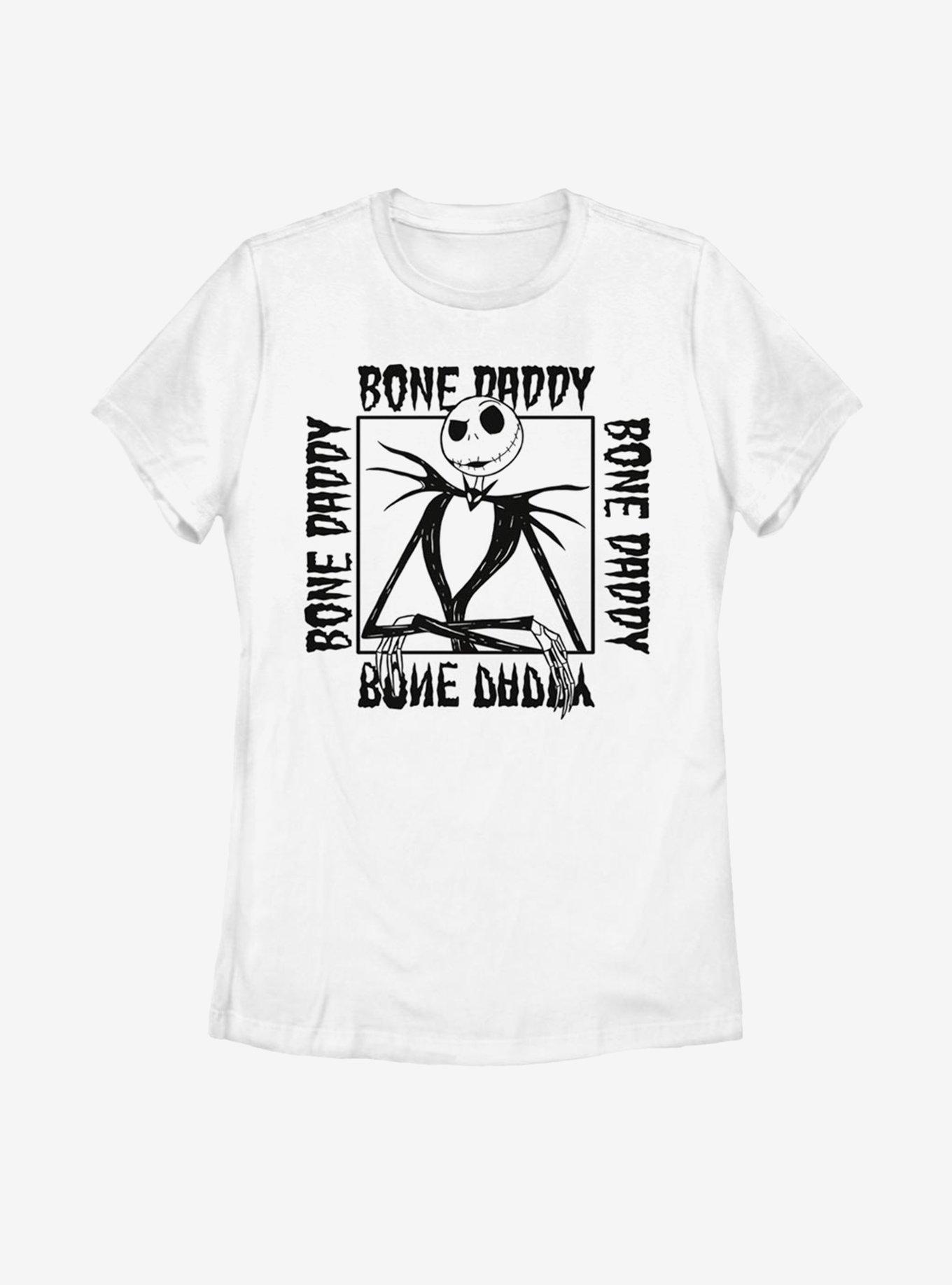Disney The Nightmare Before Christmas Bone Daddy Womens T-Shirt, WHITE, hi-res