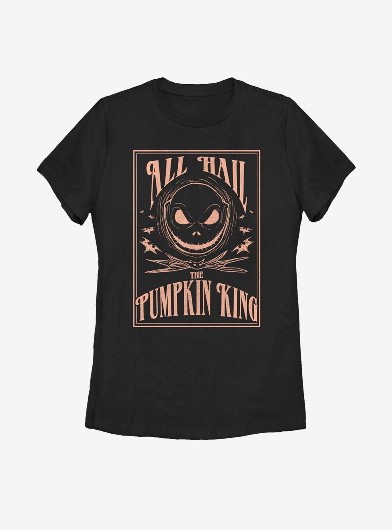 Disney The Nightmare Before Christmas Hail The Pumpkin King Womens T-Shirt, , hi-res