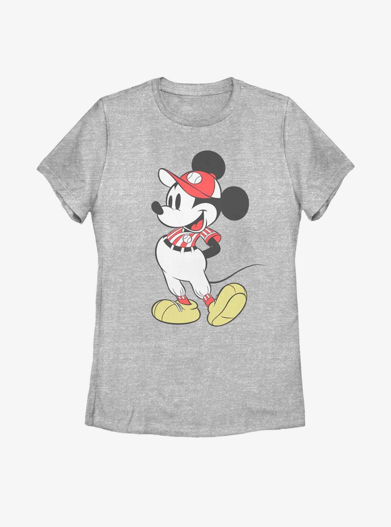 Disney Mickey Mouse Baseball Season Mickey Womens T-Shirt, , hi-res