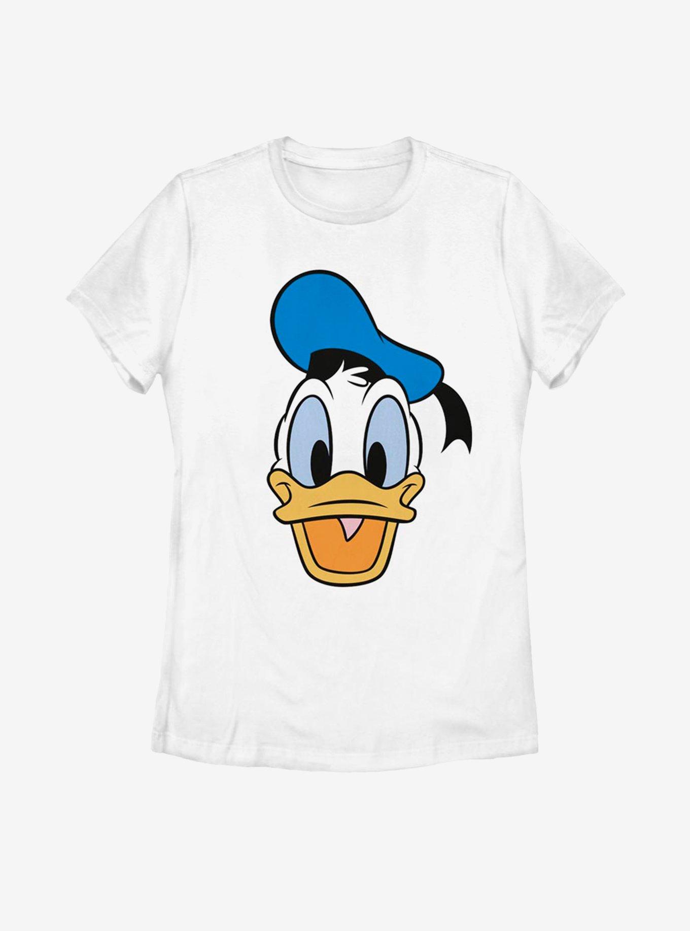 Disney Mickey Mouse Big Face Donald Womens T-Shirt, , hi-res