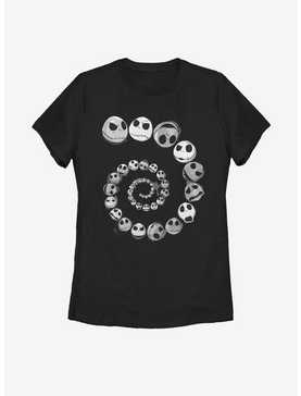 Disney The Nightmare Before Christmas Jack Emotions Spiral Womens T-Shirt, , hi-res