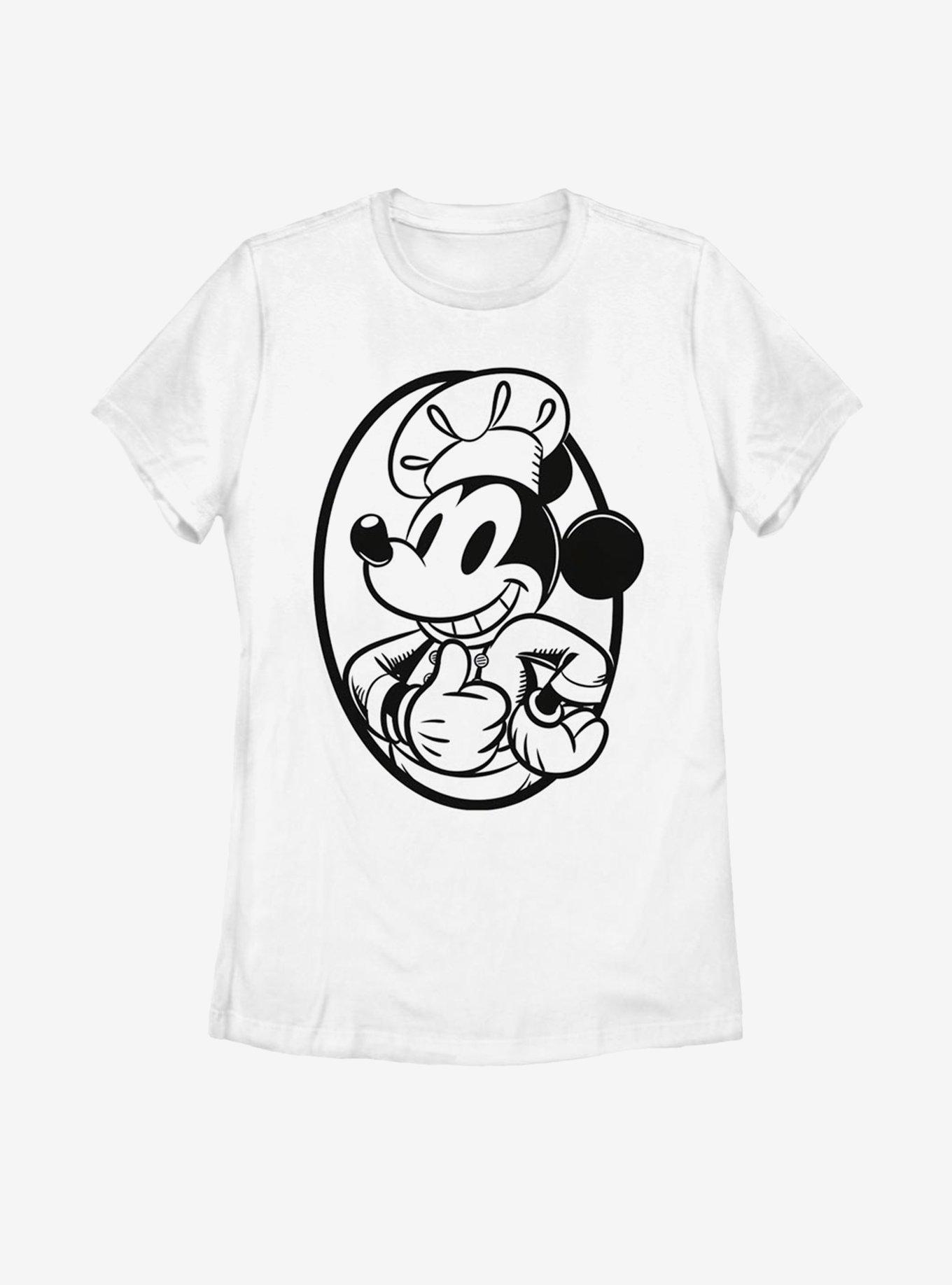 Disney Mickey Mouse Chef Mickey Circle Womens T-Shirt, WHITE, hi-res