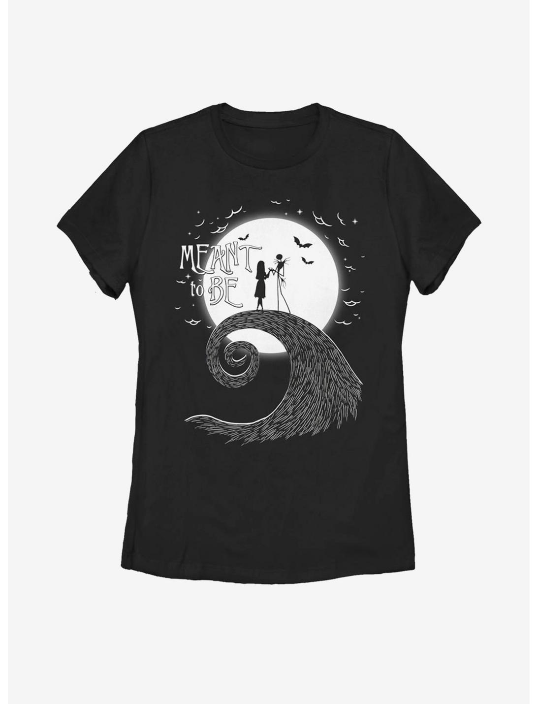 Disney The Nightmare Before Christmas Meant To Be Womens T-Shirt, BLACK, hi-res